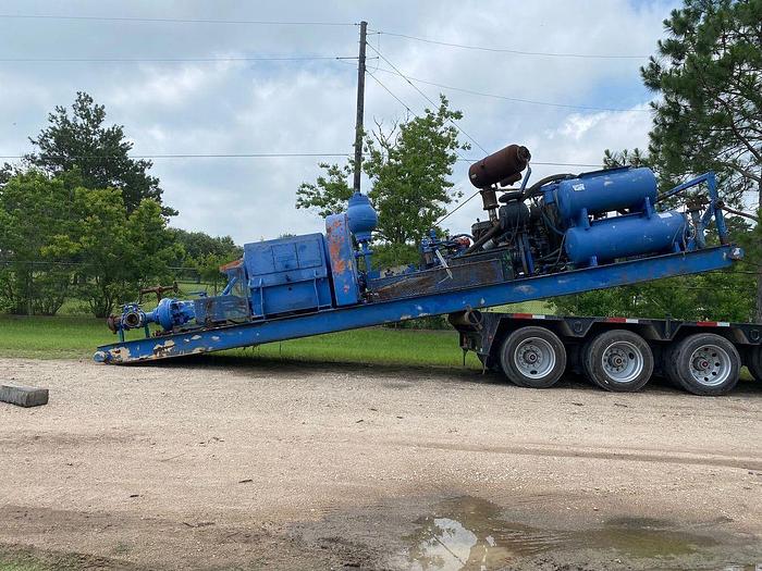 Used NOV JWS 400 5K Triplex Pump Skid