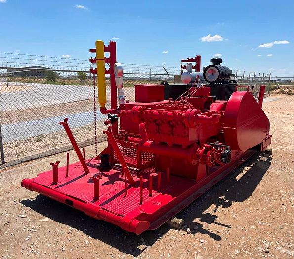 Used 2006 Gardner Denver TEE Triplex Pump Skid