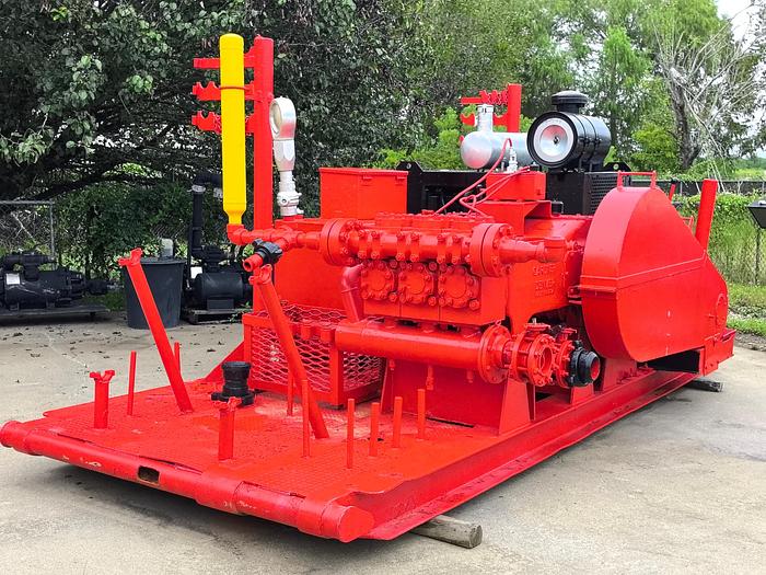Used 2006 Gardner Denver TEE Triplex Pump Skid