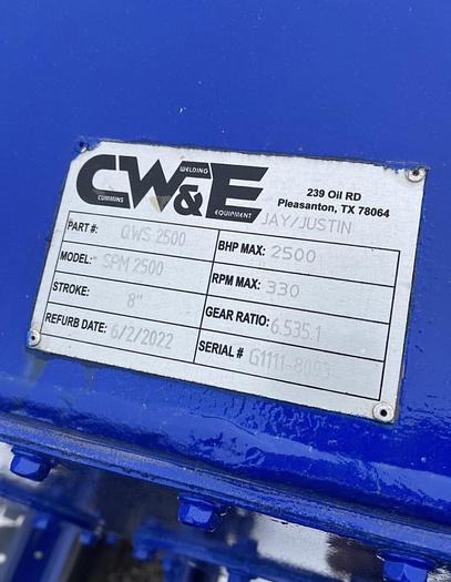 Refurbished Gardner Denver/ SPM 2500HP Quintuplex Pumps