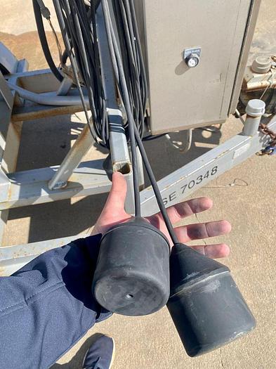 Used Gorman Rupp 4”x4” Electric Self-Priming Pump Trailer