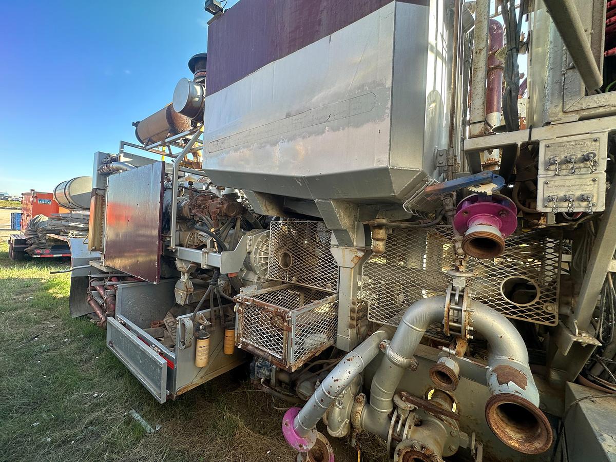 Used 2012 SANJEL TWIN 1200HP CEMENT PUMPER GD