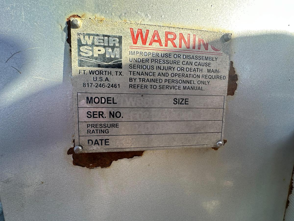 Used 2012 SANJEL TWIN 1200HP CEMENT PUMPER
