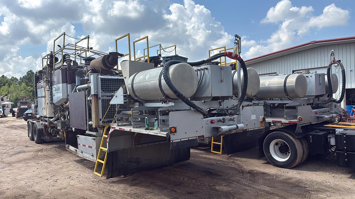 Used 2012 SANJEL TWIN 1200HP CEMENT PUMPER GD