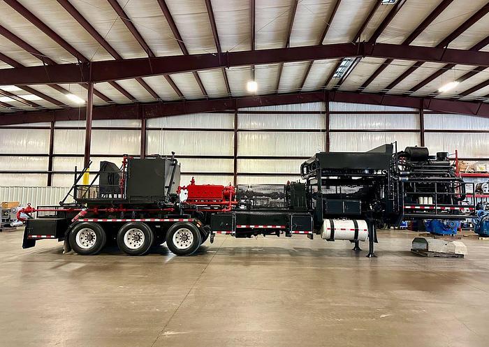 Refurbished 2007 Crown MSI Quintuplex Pump Trailer (2007 Doepker Tri-Axle)