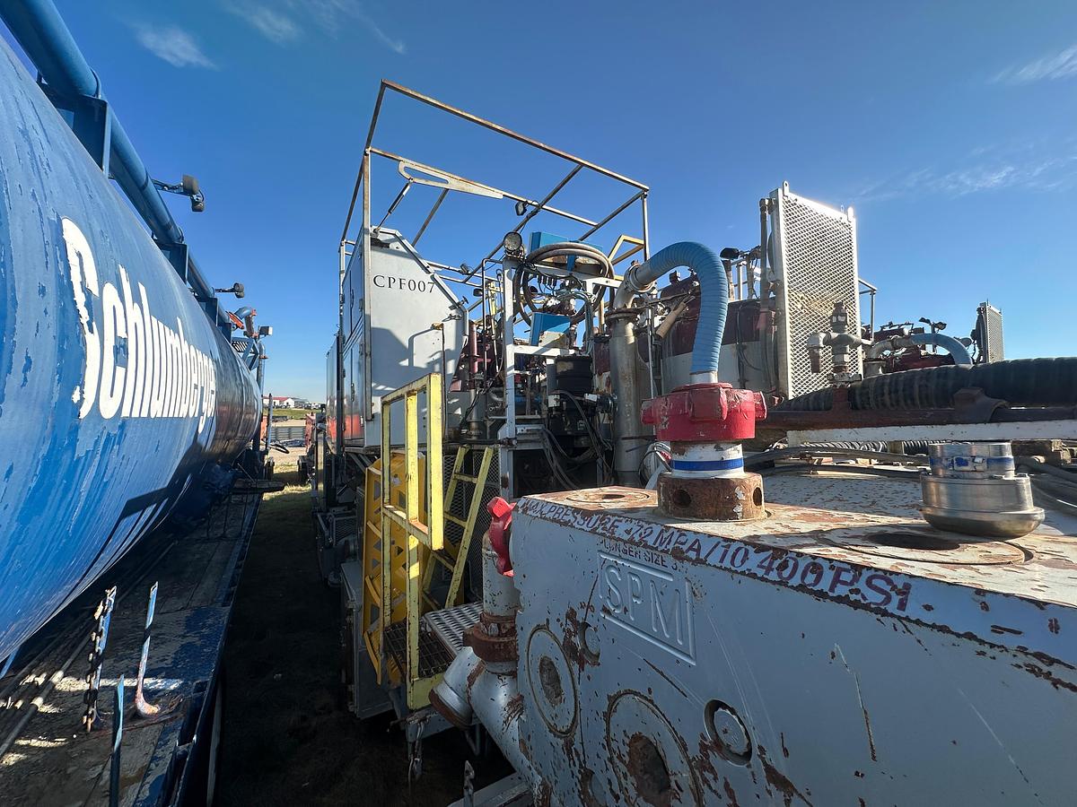 Used 2012 SANJEL TWIN 1200HP CEMENT PUMPER