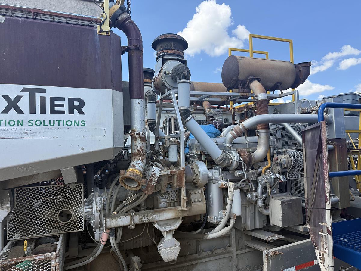 Used 2012 SANJEL TWIN 1200HP CEMENT PUMPER GD