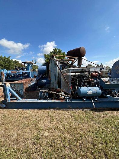 Used NOV JWS 400 5K Triplex Pump Skid