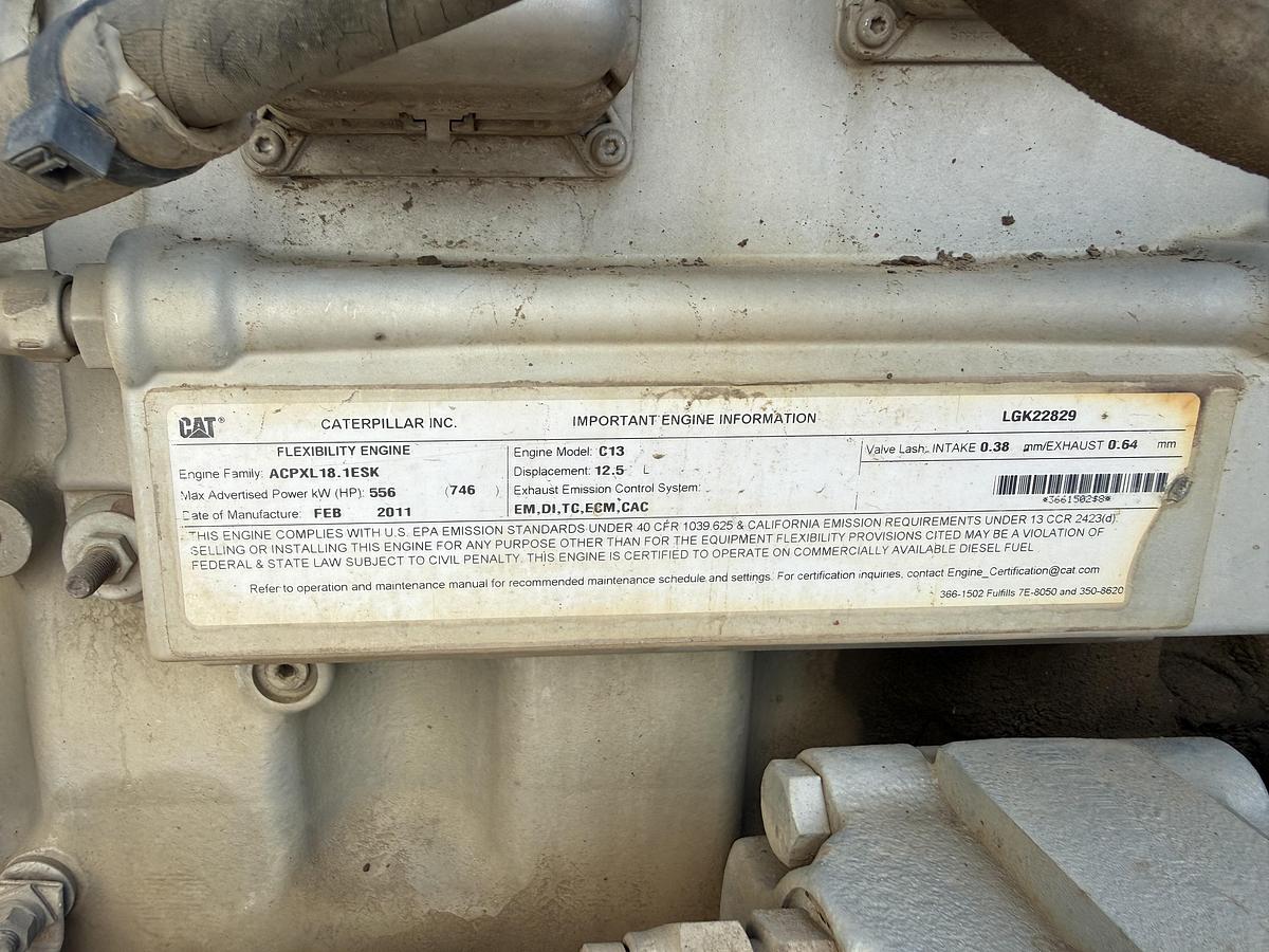 Used 2012 SANJEL TWIN 1200HP CEMENT PUMPER SPM