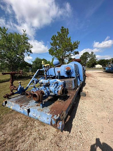 Used NOV JWS 400 5K Triplex Pump Skid