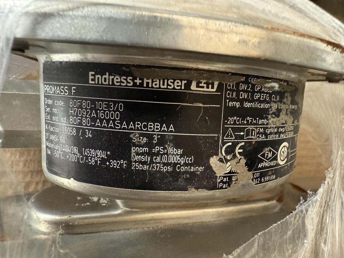 Used Endress+Hauser Cement Denso Sets