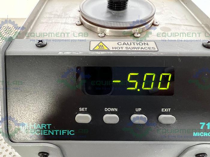 Used Hart Scientific 7102 Micro Bath Thermometer Calibrator -5° to 125°C, 750 mL