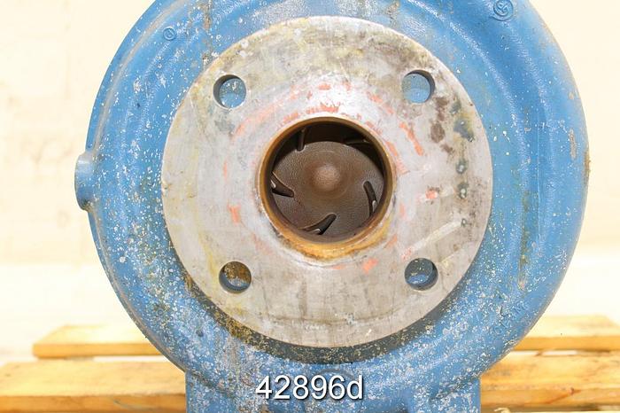 Used Goulds 3196 1.5x3x10 Pump, Stainless Steel Casing #42896