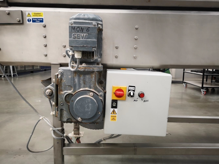 Used BCH Cooling Tunnel 380mm wide x 9m long