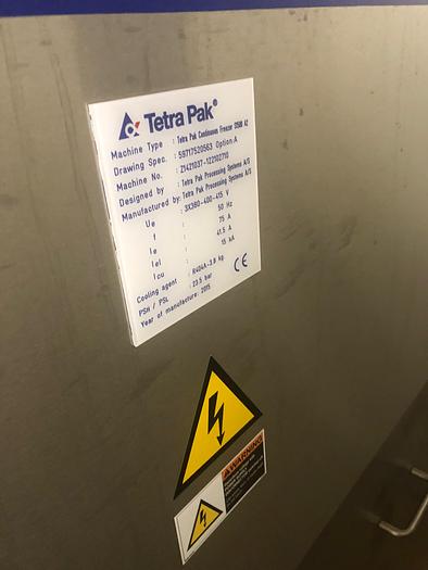 Used 2015 Tetra Pak S1500 Continuous Freezer