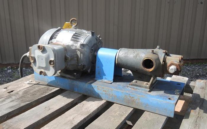 USED GEAR PUMP, 1.75" X 1.75" INLET & OUTLET, CAST IRON
