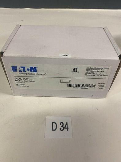 New Eaton / Cutler-Hammer 1451E-6507 Polarized Reflex Sensor 10-40v Warranty