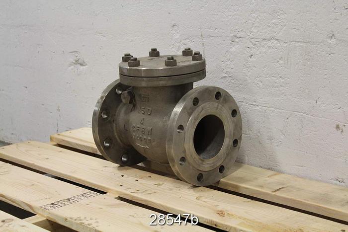 Used Sharpe 4" Swing Check Valve, Cf8 #28547