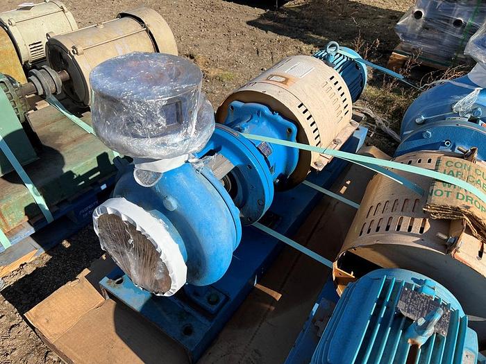 Used Pump, Centrif, 5 HP, 4" In / 3" Out, Goufilds, Model 3196 #C744707