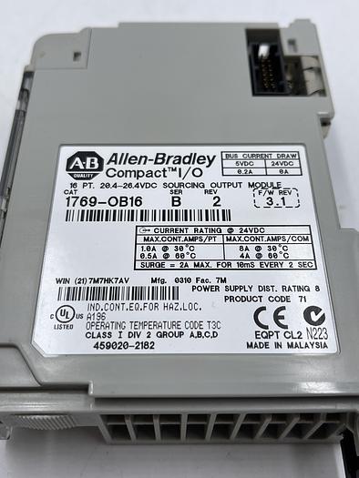 Used Allen-Bradley 1769-OB16 Ser B Rev 2