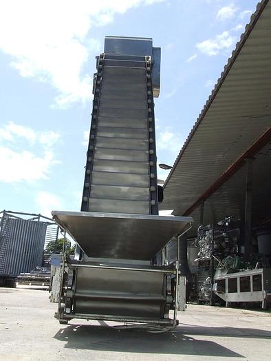 Used Bucket conveyor (transporter) "PK-65"- stainless