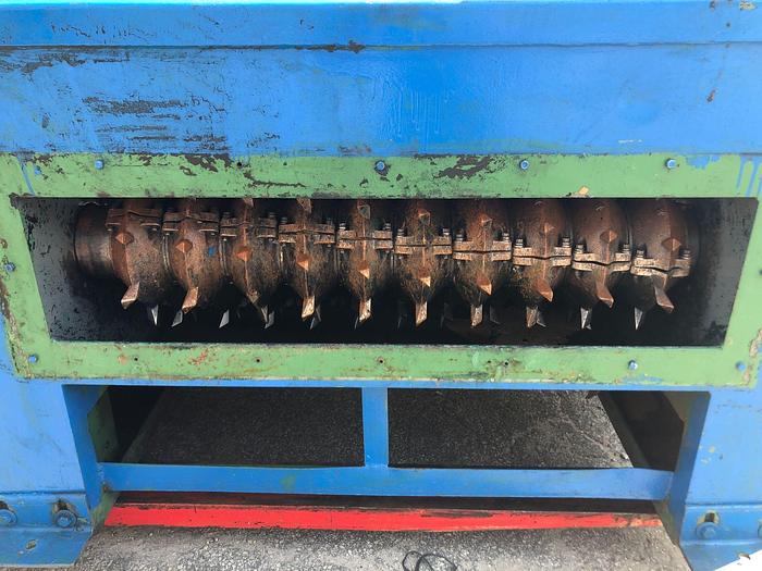 Used 48" WIDE BLOAPCO FLOOR MOUNT SHREDDER