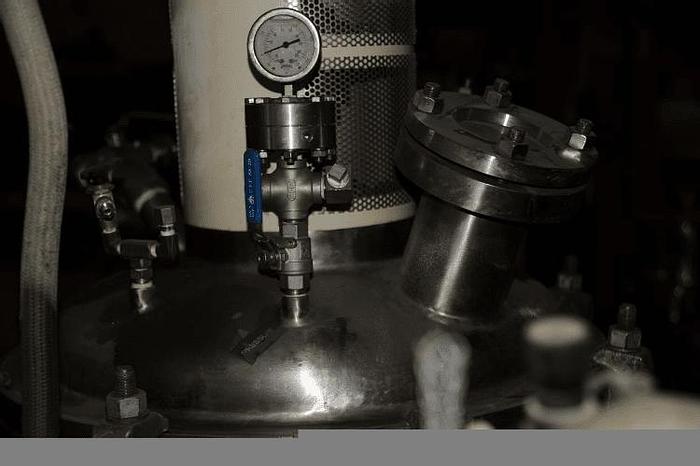 Used 40 GALLON ROSS DOUBLE HELICAL MIXER/REACTOR – S/S – 35 PSI – JACKETED