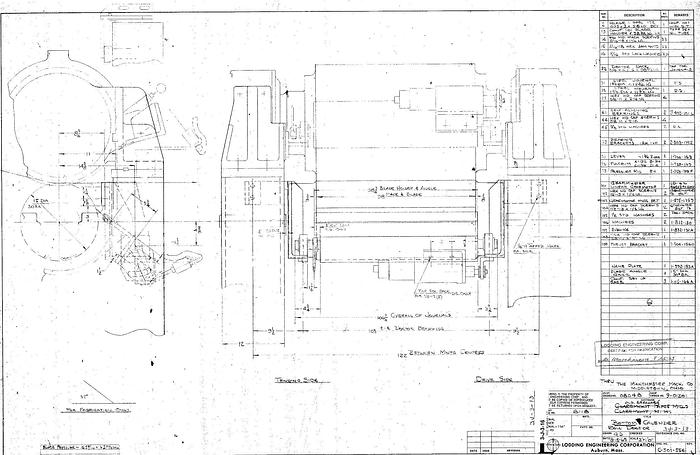 Used Manchester  Two-Roll Calender, 22" X 98" Top Roll, 15" X 98" Kusters Controlled Crown Bottom Roll.  Top Roll Is Covered.  Includes Two Spare Top Rolls. #24194