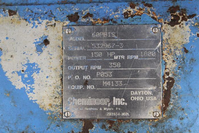 Used Chemineer 60PB1S Side Mount Agitator Frame and Motormount #43780