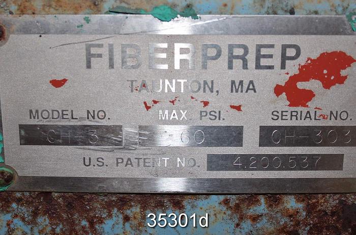 Used Fiberprep CH 3 Pressure Screen Housing and Rotating Assembly #35301