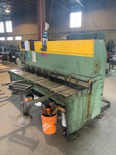 Used 8' X 10GA., ALLSTEEL, HYDRAULIC SHEAR