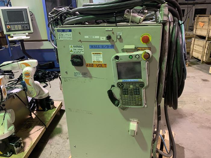 Used YASKAWA MOTOMAN UP350N 6 AXIS CNC ROBOT WITH NX100 CONTROL