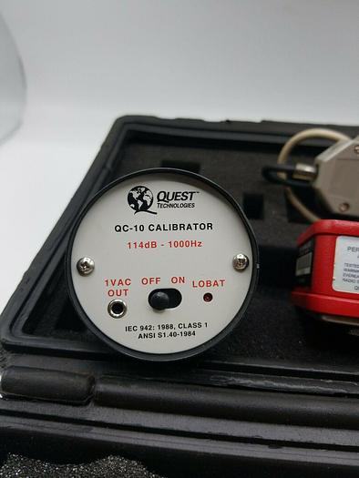 Used Quest Technology Q-200/Q-300 Permissble Noise Dosimeter, 2G-4007-0. QC-10