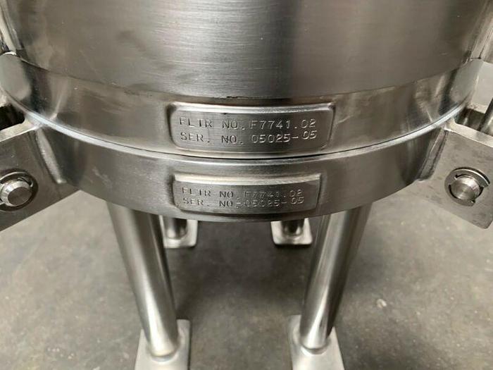 Used Cuno 7ZWB2 316L Stainless Steel Cartridge Filter Housing 150PSI @176°C