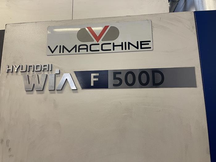 Ottime Centro di Lavoro Verticale con Rotopallet HYUNDAI WIA F500D