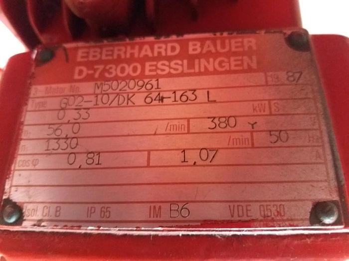 Used gear motor for Sale at VBW Asset Trade Weihenstephan GmbH