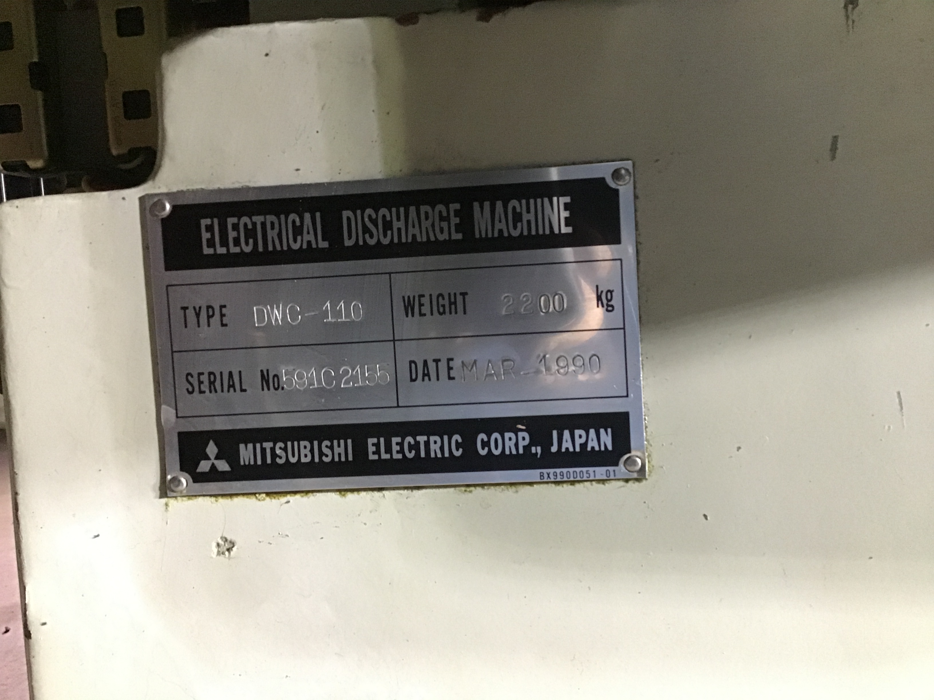 Used Mitsubishi DWC-110 Wire EDM DWC-110