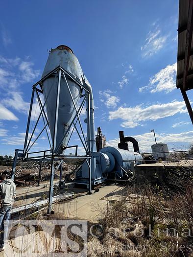 Used Drum Dryer with Burner Triple Pass System with Webb Burner
