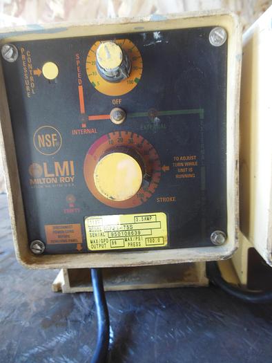 Used Pump, Metering, 4 GPH, LMI, S742555 #S742555