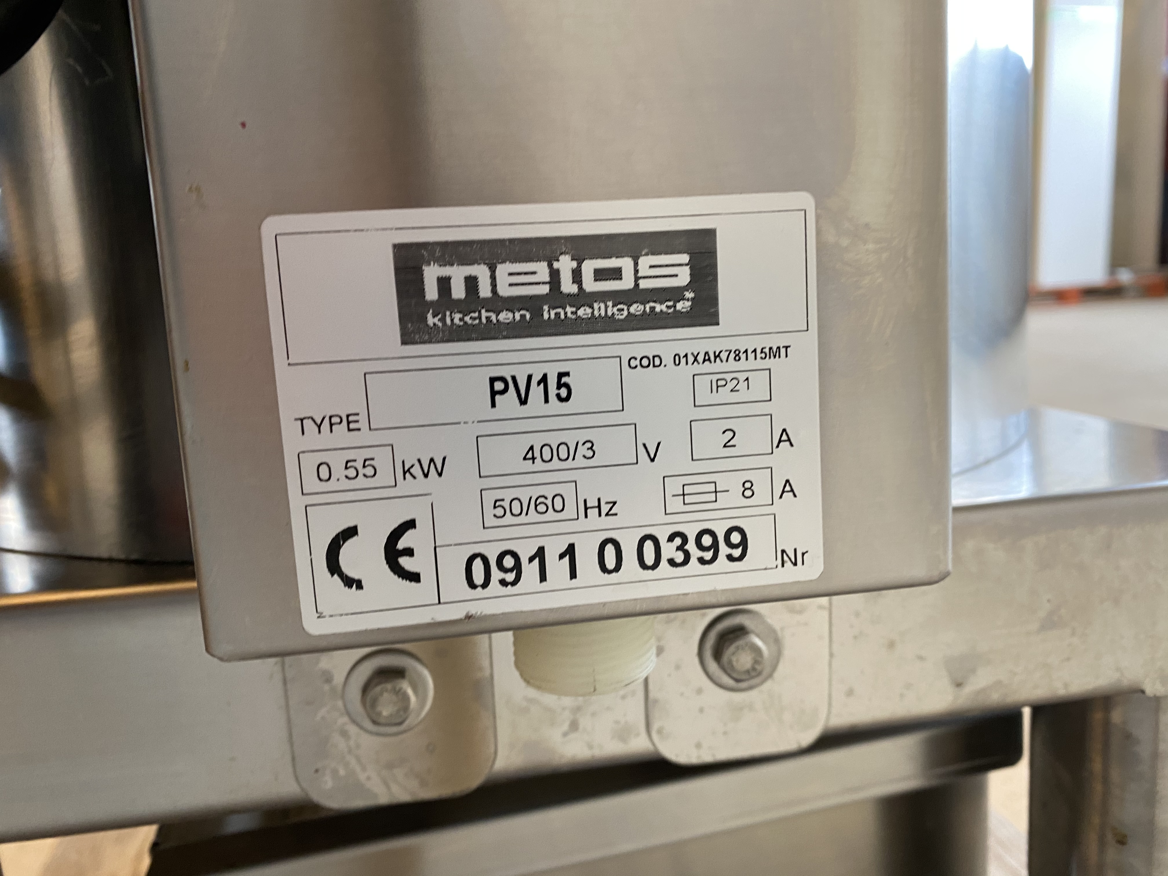 Begagnad Metos PV15