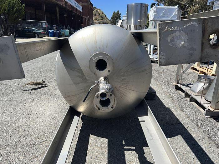 Used Tank, 425 Gallon, Stainless Steel, 55 PSI, DT/DB, Morfab #S744613