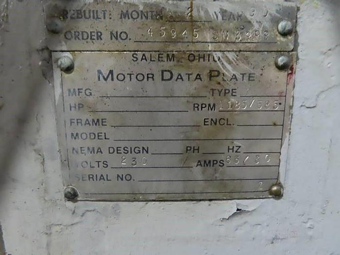 Used 13 in. x 32 in. LEHMANN THREE ROLL MILL (#9678)