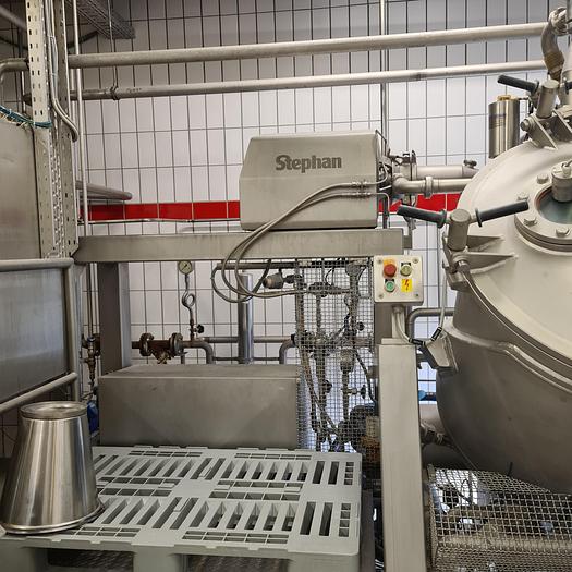 Used 1996 Stephan 500l Liquid mixing plant
