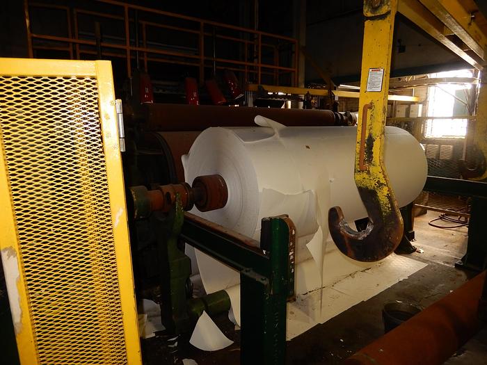 Used 98" (2.54M) TRIM BELOIT FOUNDRINIER PAPER MACHINE 1,050 FPM REF (PM# 1)