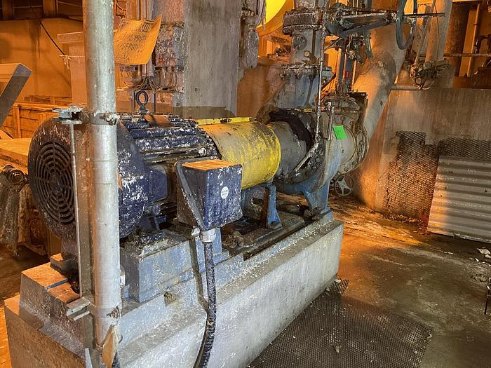 Used GOULDS PUMP 316 S/S 10X12-18 MODEL 3175M WITH 75 HP MOTOR