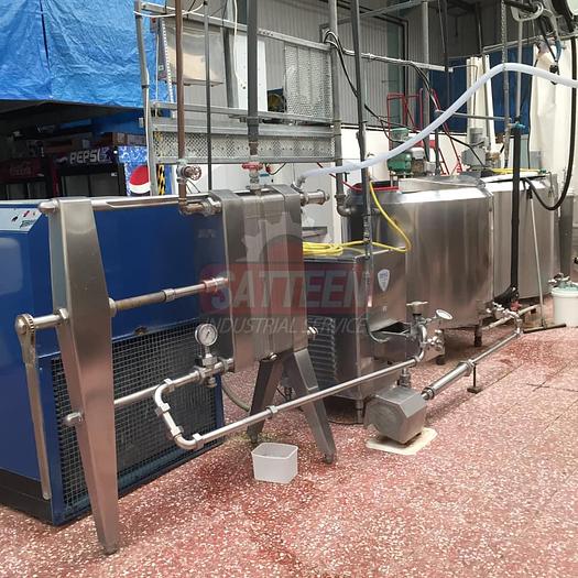 Used Apv Plate cooler with Tri cool chiller