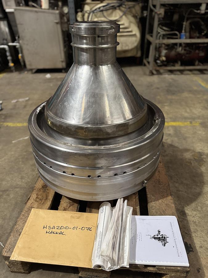 Used 25000 LPH GEA WESTFALIA MSA 200-01-076 MILK CREAM SEPARATOR