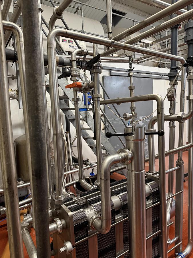 Used Dairy Pasteuriser 3600 L/h – Alfa Laval Plate Heat Exchanger (Tetra Pak) 2009