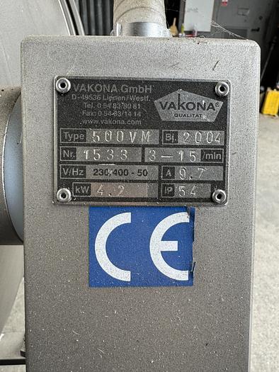 Used Vacuum Mixing Tumbler Vakona