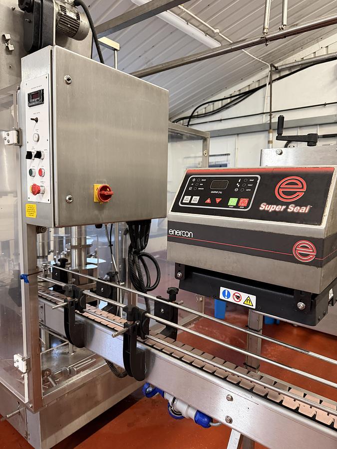 Used Enercon Super Seal Induction Cap Sealer LM5022-265 – 2015 – Foil Cap Sealing Machine